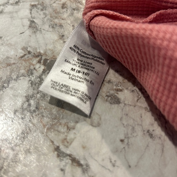 Women’s Time and Tru Waffle Shirt Long Sleeve Medium - Picture 9 of 9